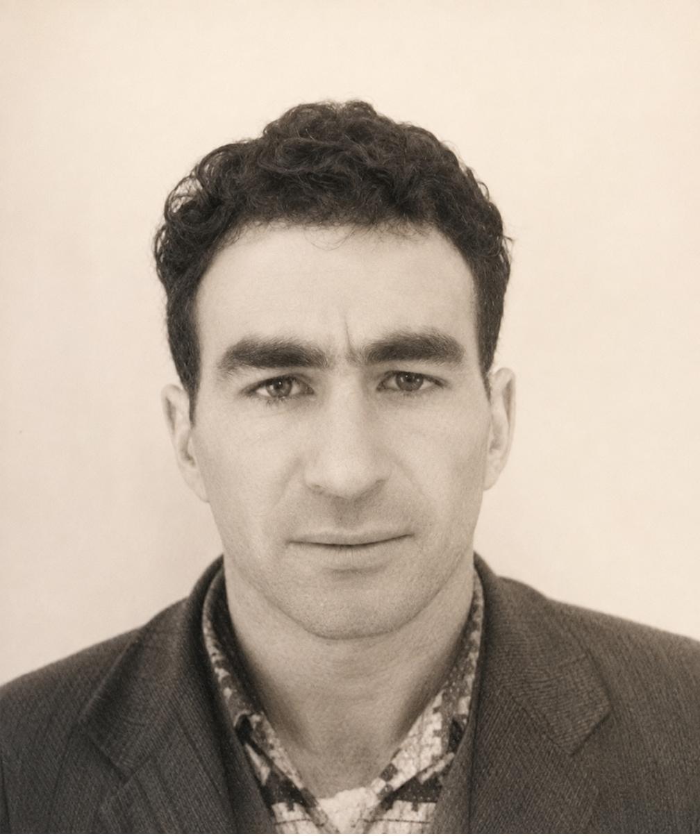 Retrato de un hombre, de estudio